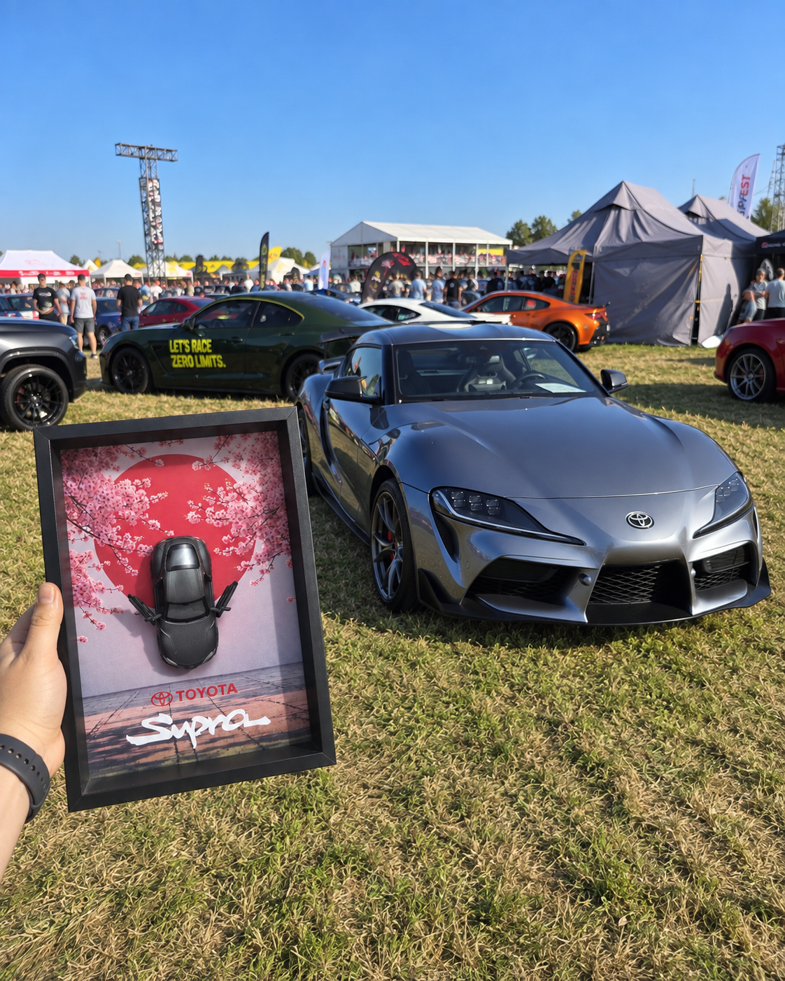 Toyota Supra - model w ramce 3D — zdjęcie 7