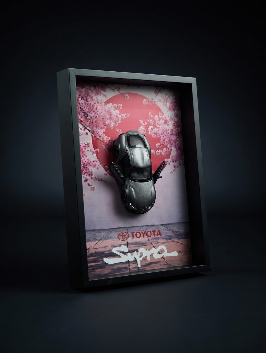 Toyota Supra - model w ramce 3D — zdjęcie 2