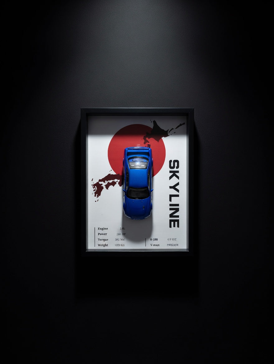 Nissan Skyline R34 - model w ramce 3D — zdjęcie 2