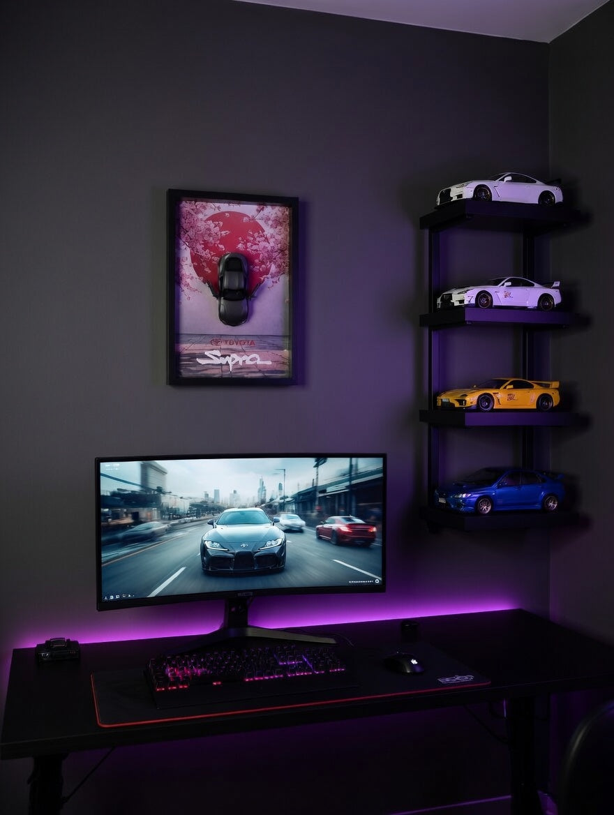 Toyota Supra - model w ramce 3D — zdjęcie 5