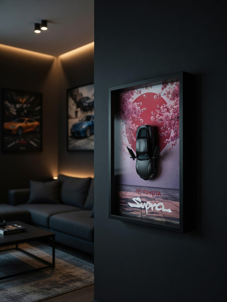 Toyota Supra - model w ramce 3D — zdjęcie 4