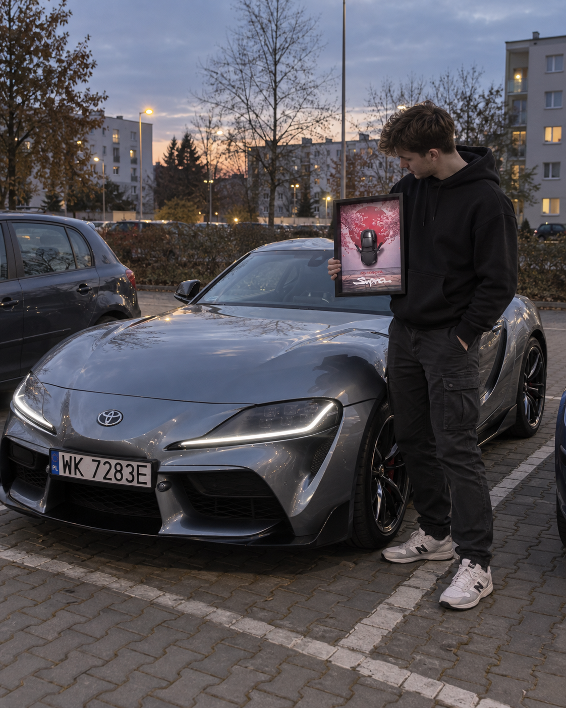 Toyota Supra - model w ramce 3D — zdjęcie 6
